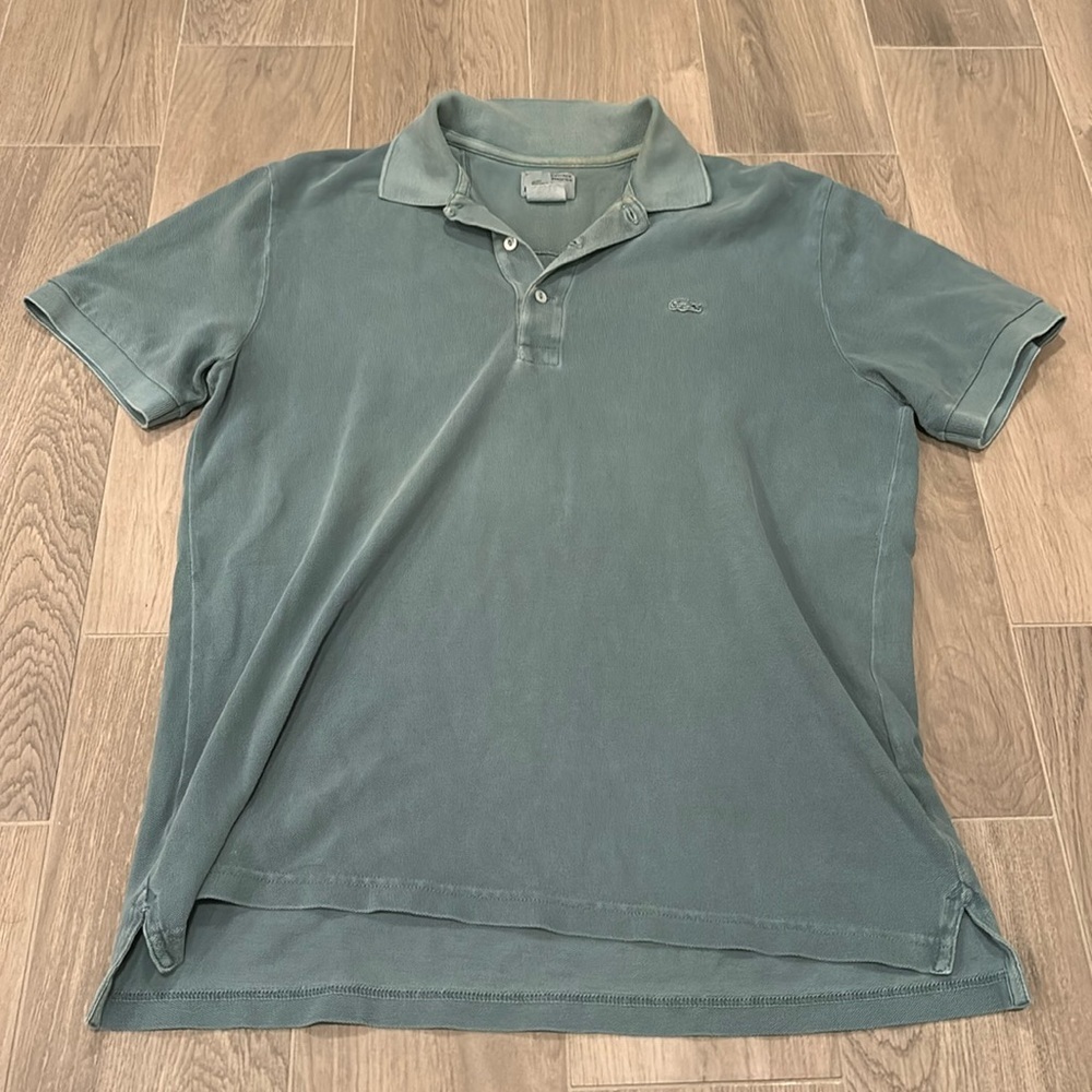 Lacoste Men’s Teal Collard Shirt Size 5/Large